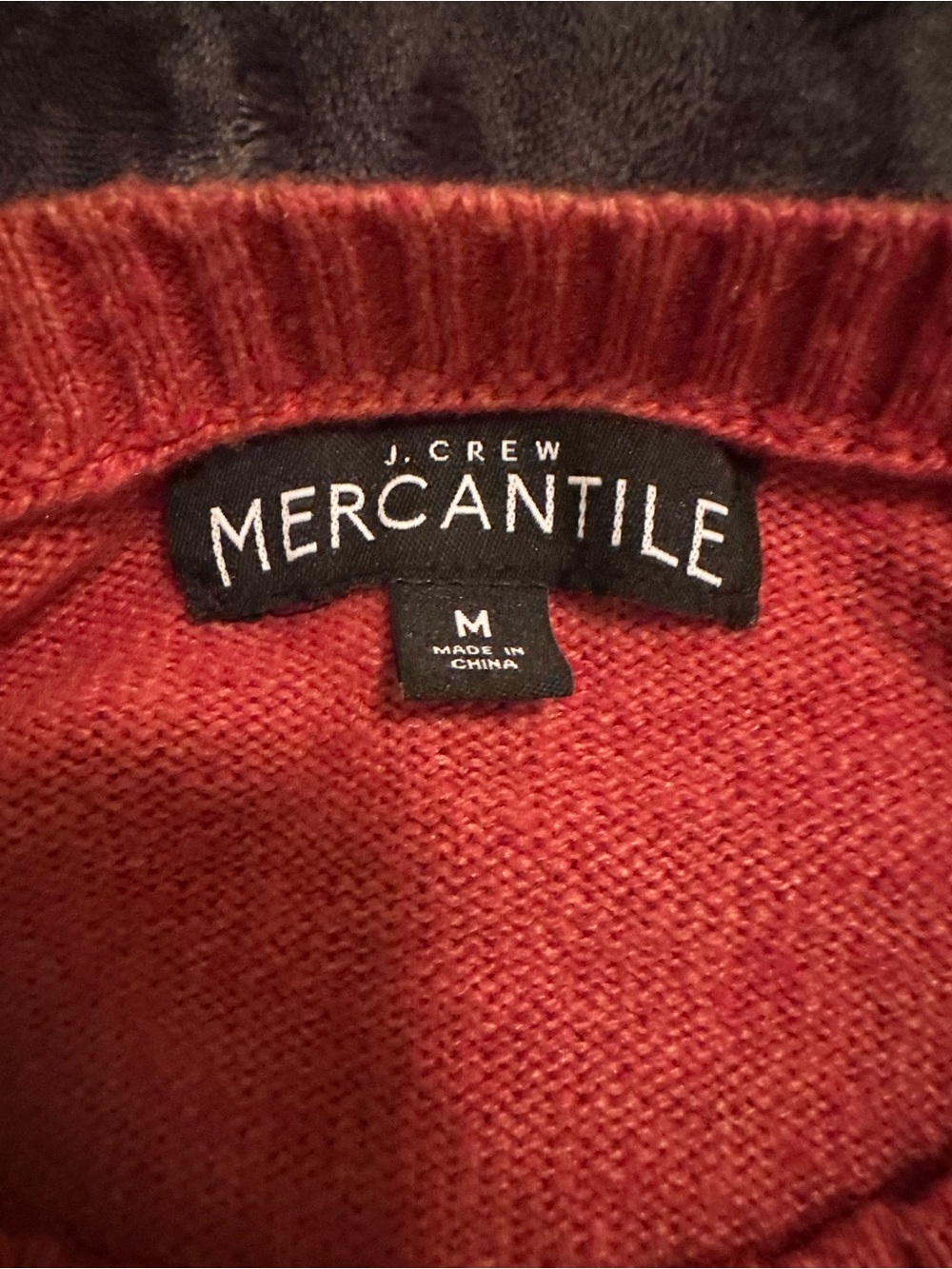 J. Crew Mercantile Women's Red Scoop Neck Sweater orange pumpkin fall